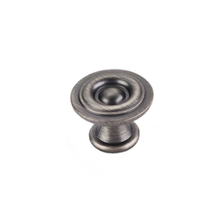 Syracuse 1-3/16 Inch Diameter Brushed Pewter Cabinet Knob