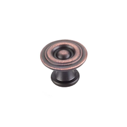 Syracuse 1-3/16 Inch Diameter Brushed Oil Rubbed Bronze Cabinet Knob