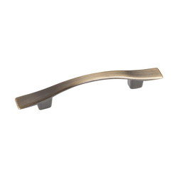 Kingsport 3 Inch Center to Center Antique Brass Cabinet Pull