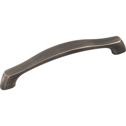 Aiden Pull 6-1/8 inch 5-1/16 inch Center to Center Brushed Pewter