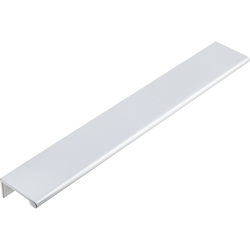 Edgefield Tab Pull 4-31/64 inch Center to Center Brushed Chrome