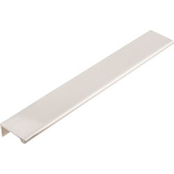 Edgefield Tab Pull 4-31/64 inch Center to Center Satin Nickel