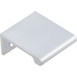 Edgefield Tab Pull 5/8 inch Center to Center Brushed Chrome