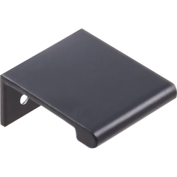 Edgefield Tab Pull 5/8 inch Center to Center Brushed Chrome