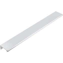 Edgefield Tab Pull 3-35/64 inch Center to Center Brushed Chrome