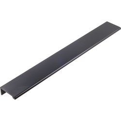 Edgefield Tab Pull 3-35/64 inch Center to Center Matte Black