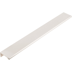 Edgefield Tab Pull 3-35/64 inch Center to Center Satin Nickel