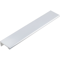 Edgefield Tab Pull 3-35/64 inch Center to Center Brushed Chrome