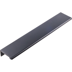 Edgefield Tab Pull 3-35/64 inch Center to Center Matte Black