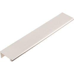 Edgefield Tab Pull 3-35/64 inch Center to Center Satin Nickel