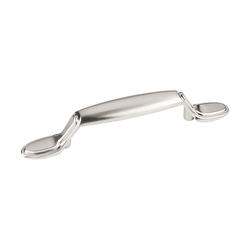 Vienna 3 Inch Center to Center Satin Nickel Cabinet Pull