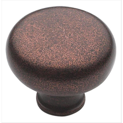 Clearance Sale, Classics 1-1/4 Inch Diameter Rustic Bronze Cabinet Knob