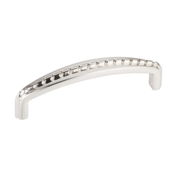 Cypress 3-3/4 Inch Center to Center Satin Nickel Cabinet Pull