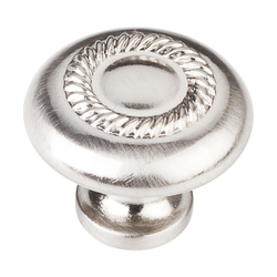 Cypress 1-1/4 Inch Diameter Satin Nickel Cabinet Knob