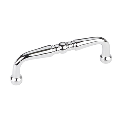 3 Inch Center to Center Madison Cabinet Pull, Polished Chrome