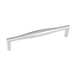 Capri 5-1/16 Inch Center to Center Satin Nickel Cabinet Pull