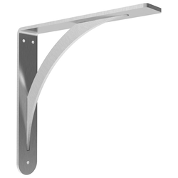 Brunswick Countertop Support 10 inch x 10 inch, Brushed Stainless