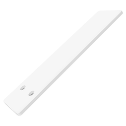 10 Inch Length Liberty Hidden Counter Support Plate (4-1/8 Inch added for Mounting), Flat White