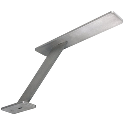 Enterprise Counter Mounted Support 6 inch High, Brushed Stainless