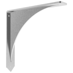 Arrowwood Countertop Support 14 inch x 14 inch, Brushed Stainless