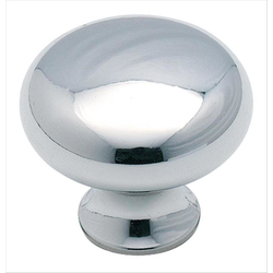 Allison Value Hardware 1-3/16 Inch Diameter Polished Chrome Cabinet Knob