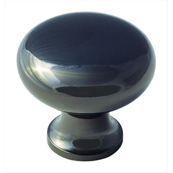 Anniversary 1-3/16 Inch Diameter Black Nickel Cabinet Knob