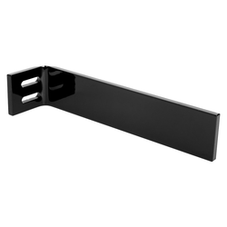  Concealed Floating Shelf Support Bracket, 8 Inch Depth x 1-11/16 Inch Height, Powder Coated Black Steel 