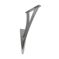 Federal Brace Valencia 10" Height x 20" Depth Elevated Countertop Support, 500 Lbs Each Weight Capacity, Stainless Steel