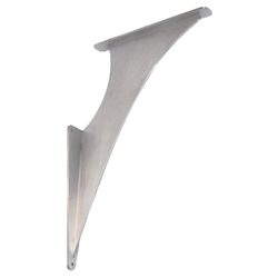 Federal Brace Alpine 12" Height x 20" Depth Elevated Countertop Support, 500 Lbs Each Weight Capacity, Stainless