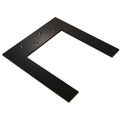 Lincoln Hidden Countertop Support 17.25 inch x 12 inch Black
