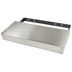  Floating Shelf with Concealed Wall Mount Bracket, 36 Inch Width x 10 Inch Depth x 3-1/4 Inch Height, 16 Gauge Stainless Steel