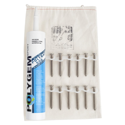Countersunk Stainless Steel Brace Fastener Kit 11 Inches in Length