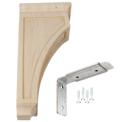 Mission Maple Wood Corbel 6 Inches in Length