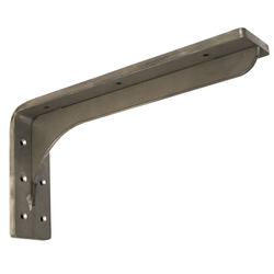 Raw Steel Bench Bracket 16 Inches in Length