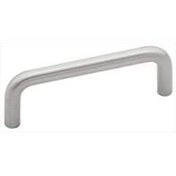 Clearance Sale, Brass Wire Pull 3 Inch Center to Center Satin Nickel Cabinet Pull