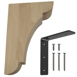 Bar Maple Bar Bracket Corbel Rib 12 Inches in Length