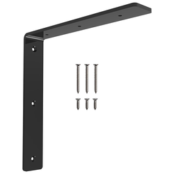 Corbel Black Rib Support 8 Inches in Length