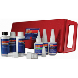 2P10 Instant Clear Glue Adhesive Kit including Activator and De-Bonder