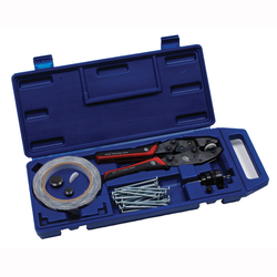 FC Custom Color Punch Hole and Patch Kit including Case, SpeedTape, Flush-Mount Drill Bit, and Punch Tool with Die