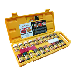 Softwax Furniture Repair Colored Wax Touch-Up 20 Color Kit, Unlimited Color Matching, Instructions Included