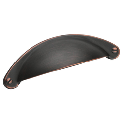 Cup Pulls 2-1/2 Inch Center to Center Oil Rubbed Bronze Cabinet Cup Pull