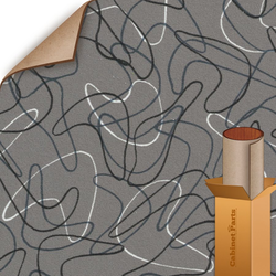 Charcoal Boomerang Matte Finish 4 ft. x 8 ft. Vertical Grade Laminate Sheet