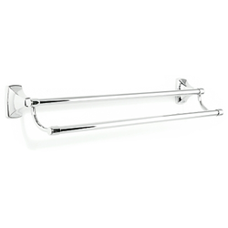 Clearance Sale, Clarendon 24 inch Double Towel Bar Polished Chrome