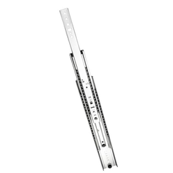 Accuride 7957 Heavy Duty 24" Length Manual Full Extension Side-Mounted Slide with Lever Disconnect, 350 lb. Maximum Load Rated, 40mm (1-17/32") Overall Side Space Required, Zinc