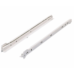  Euro Slide, Fulterer FR1921, Standard 75 Lb. Load rating, 18” Long, White Epoxy