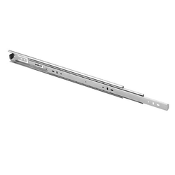  Fulterer FR5001 20" Length Side-Mounted Full Extension Slide, 100 Pound Load Rated, Zinc 