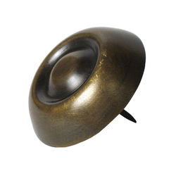10% OFF Round Two-Tier Clavo 1-1/2 inch Diameter, Antique Brass