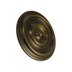 Double-Ring Clavo 2-3/16 inch Diameter, Antique Brass