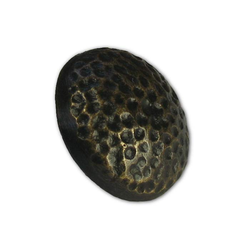 10% OFF X-Small Textured Round Clavo 7/8 inch Diameter, Antique Brass