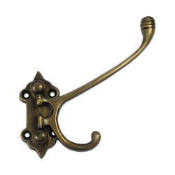 Swivel Hook 4-1/4 inch L x 1-1/8 inch W, Antique Brass